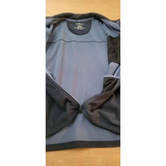 LL Bean Polartec Jacket Full Zip Size XL Mens Blue Fleece Item OGCF7 - Picture 5 of 13